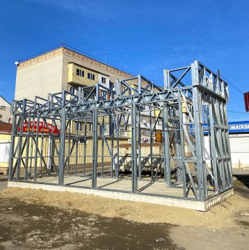 ЛСТК павильон под кофейню: 27м² 