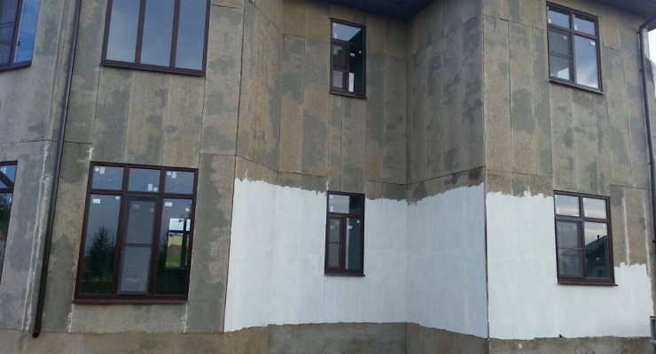 Дом из ЛСТК с гаражом: 200м²
