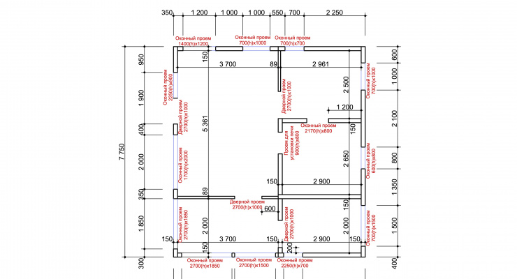 Баня (Хоз. постройка-2): 52 м2