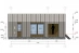 Загородного дома в стиле БарнХаус 6,4х7,3-71 м²