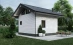 Каркасный дом с панорамным остеклением 6,0х6,0-57 м²