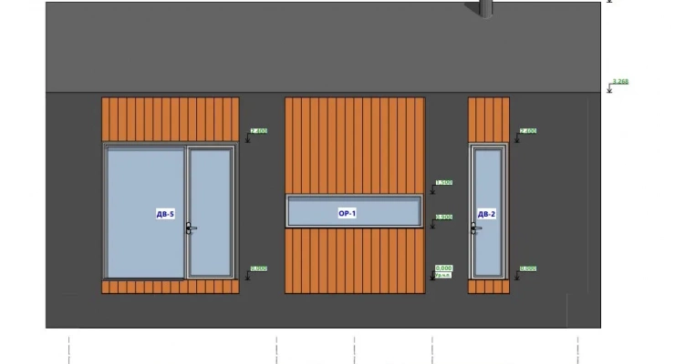 Мини БарнХаус 4,4х8,9-49 м²