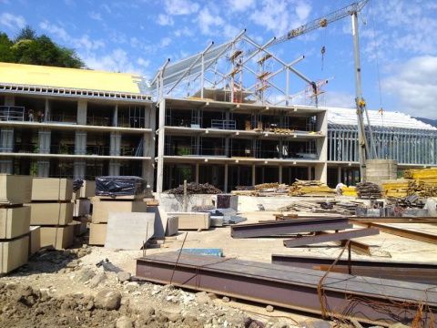 Фасад и перегородки из ЛСТК: 600м²
