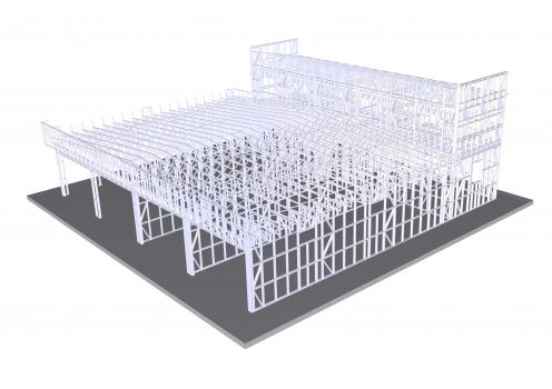 Торгово-офисное здание: 520м²