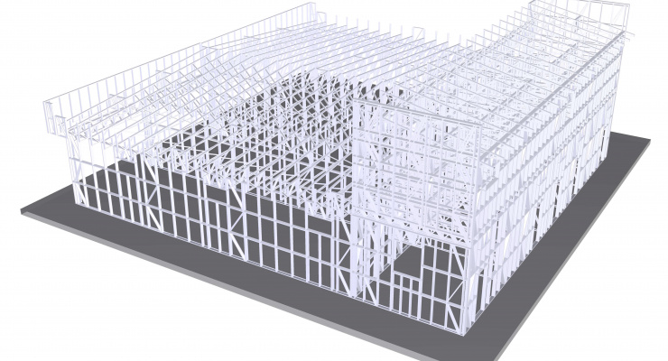 Торгово-офисное здание: 520м²