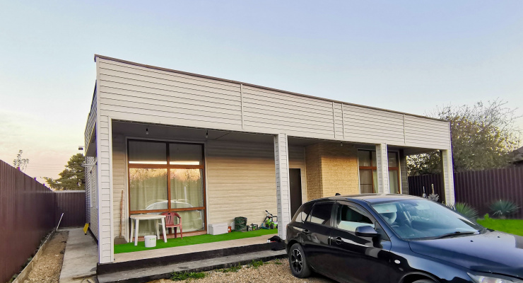 Загородный дом из ЛСТК: 155м²