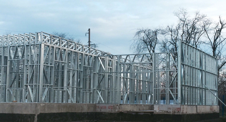 Офисное здание из ЛСТК: 150м²