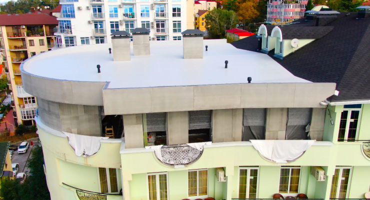 Надстройка из ЛСТК на 4 этаже: 235м²